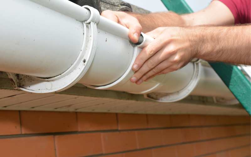 Installing a gutter guards