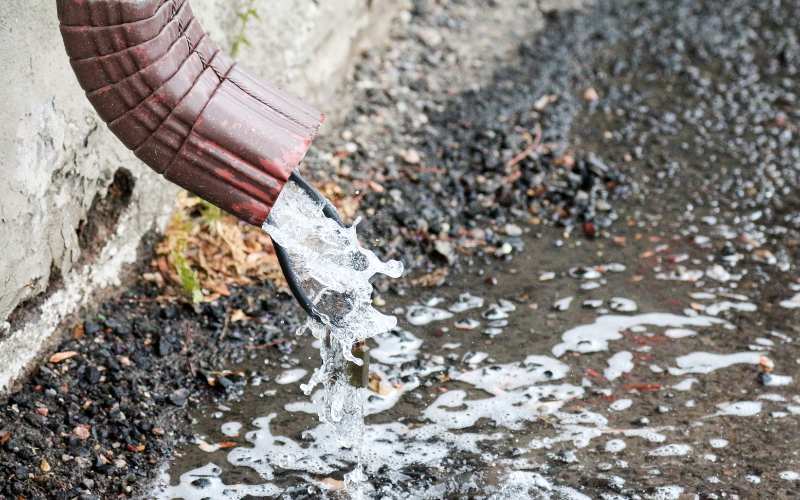 gutter downspouts cleaning